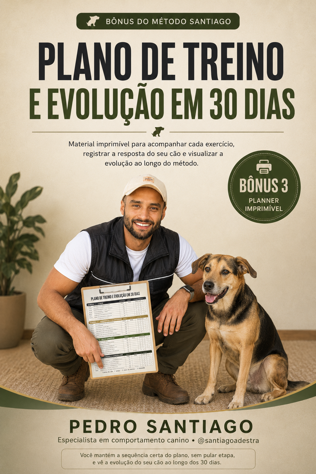 Bônus 3. Plano de Treino e Evolução em 30 Dias